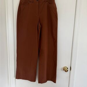 Lululemon City Sleek 5 Pocket Wide-Leg Pant Brown 31" Inseam Women's Size 29